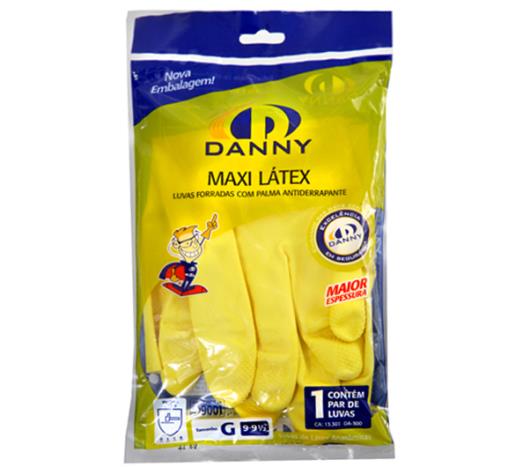Luva Danny maxi látex tamanho médio - Imagem em destaque