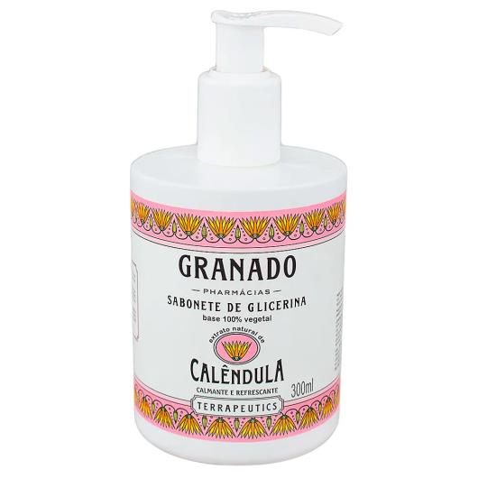 Sabonete líquido Granado Glicerina Vegetal Terrapeutics Calêndula 300ml - Imagem em destaque