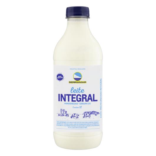 Leite Pasteurizado Homogeneizado Integral Serramar Garrafa 1l - Imagem em destaque