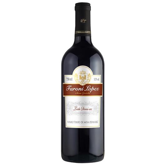 Vinho Faroni Lopez Demi Sec tinto 750ml - Imagem em destaque