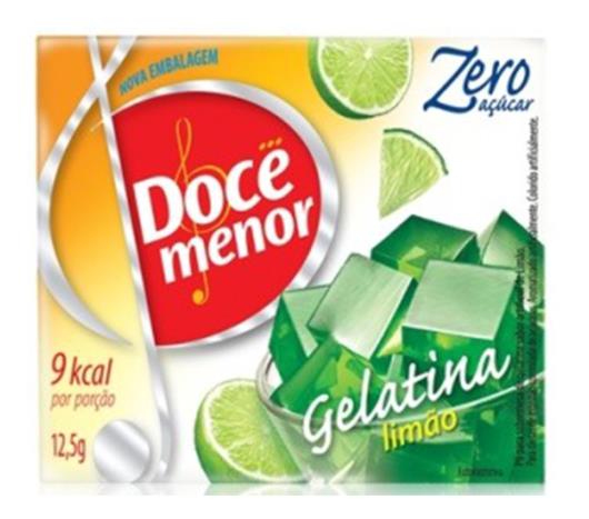 Gelatina em pó Doce Menor sabor limão com vitaminas diet 12,5g - Imagem em destaque