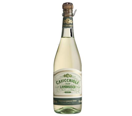 Vinho Italiano Lambrusco Cavic.Dell'Emilia Branco 750ml - Imagem em destaque
