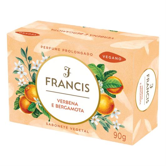 Sabonete Barra Vegetal Verbena e Bergamota Francis 90g - Imagem em destaque