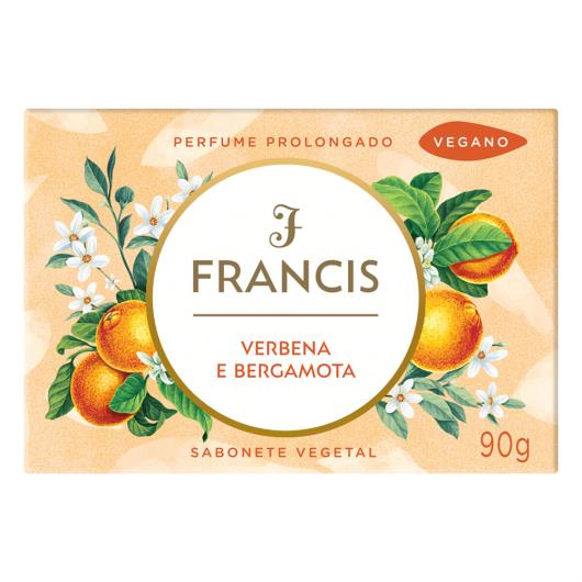 Sabonete Barra Vegetal Verbena e Bergamota Francis 90g - Imagem em destaque