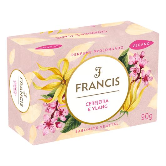 Sabonete Barra Vegetal Cerejeira e Ylang Francis 90g - Imagem em destaque