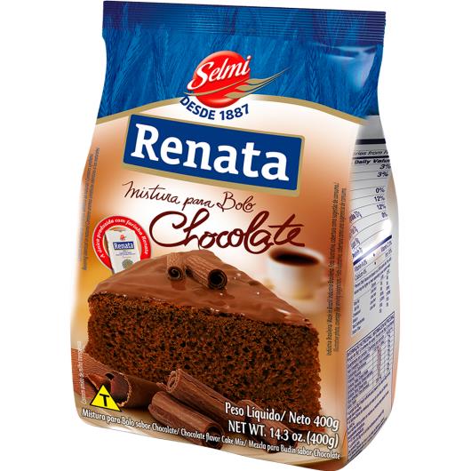 Mistura para bolo Renata sabor chocolate 400g - Imagem em destaque