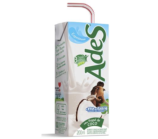 Alimento de soja vitamina de coco Ades 200ml - Imagem em destaque