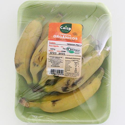 Banana prata orgânica Caisp 600 g - Imagem em destaque