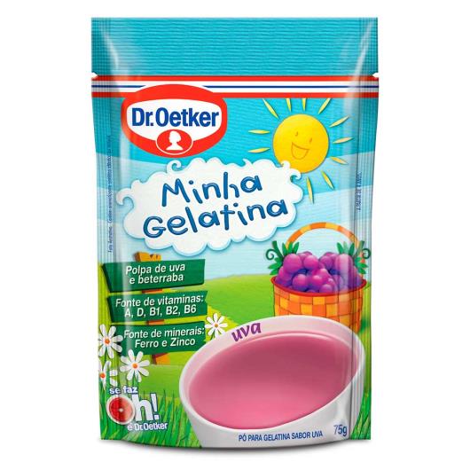 Gelatina em pó Oetker minha gelatina sabor uva 75g - Imagem em destaque