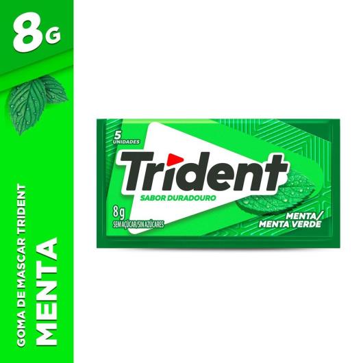 Chiclete Trident Menta 8g - Imagem em destaque