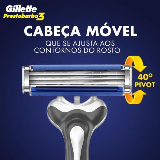 Aparelho de Barbear Descartável Gillette Prestobarba3 Leve 4 Pague 3 - Imagem em destaque