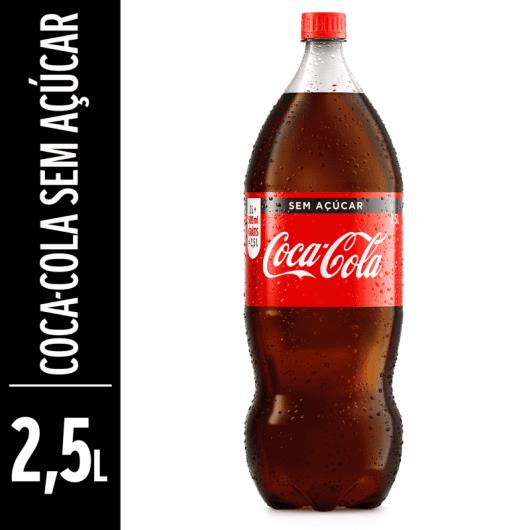 Refrigerante Coca Cola Sem Açúcar pet 2,5 litros - Imagem em destaque