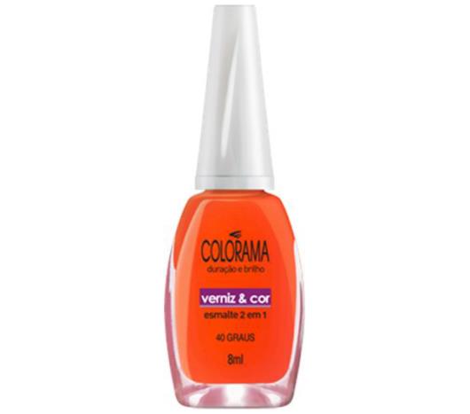 Esmalte verniz&cor 40 graus Colorama 8ml - Imagem em destaque