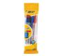 Caneta Bic cristal azul, vermelha e preta 