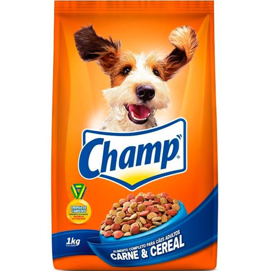 Ração Champ sabor carne & cereal 1kg - Imagem em destaque
