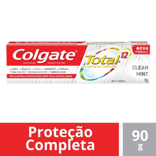 Creme Dental Colgate Total 12 Clean Mint 90g - Imagem em destaque