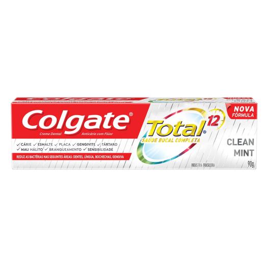 Creme Dental Colgate Total 12 Clean Mint 90g - Imagem em destaque