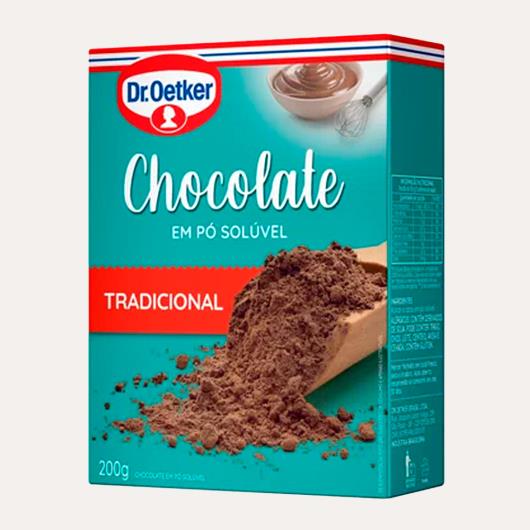 Chocolate em Pó Solúvel Tradicional Dr. Oetker 200g - Imagem em destaque