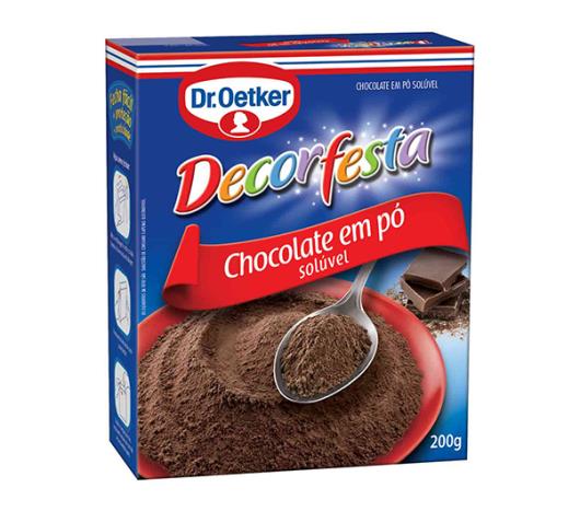 Chocolate em pó Oetker decorfesta 200g - Imagem em destaque