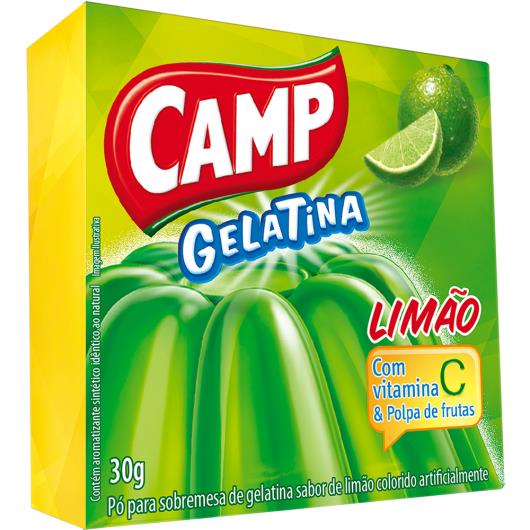 Gelatina em pó Camp sabor limão 30g - Imagem em destaque