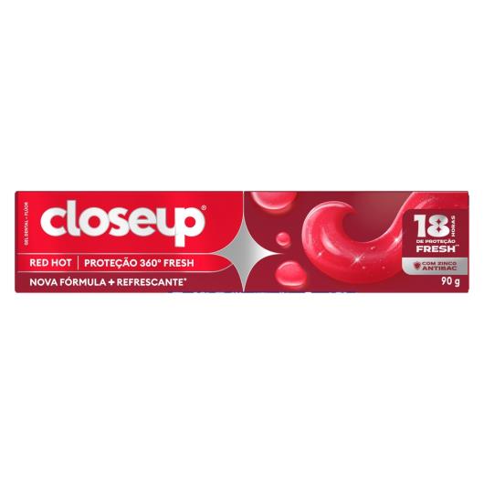 Gel Dental Red Hot Proteção 360° Fresh Close Up 90g - Imagem em destaque