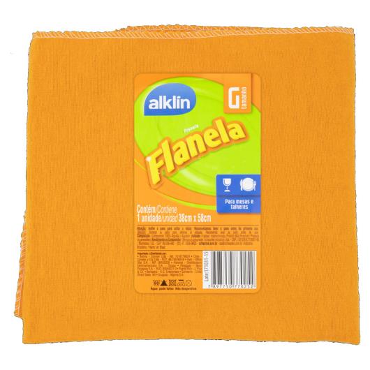 Flanela ALKLIN Tamanho G - Imagem em destaque