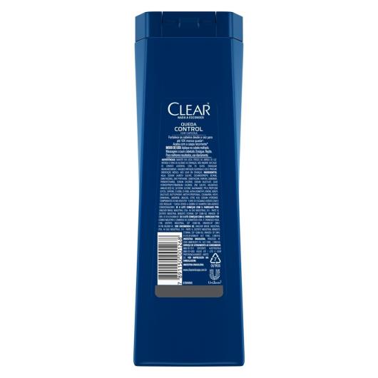 Shampoo Anticaspa Clear Men Queda Control 400ml - Imagem em destaque