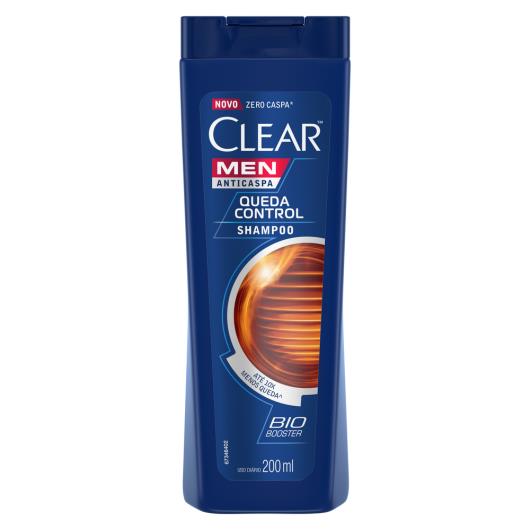 Shampoo Anticaspa Clear Men Queda Control 200 ml - Imagem em destaque