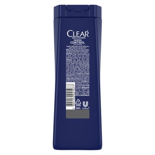 Shampoo Anticaspa Clear Men Queda Control 200 ml - Imagem em destaque