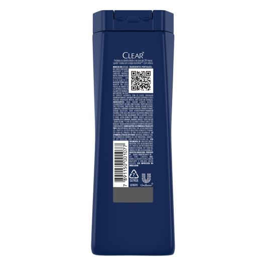 Shampoo Anticaspa Queda Control Clear Men Frasco 200ml - Imagem em destaque
