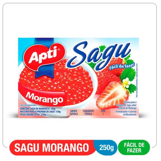 Sagu Apti Morango 250G - Imagem em destaque