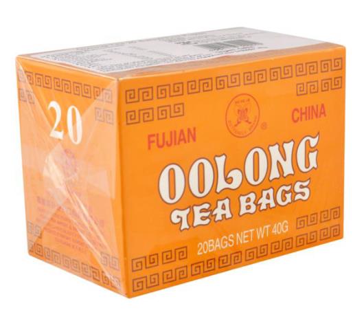 Chá preto OOLong Fujian com 20 unidades 40g - Imagem em destaque