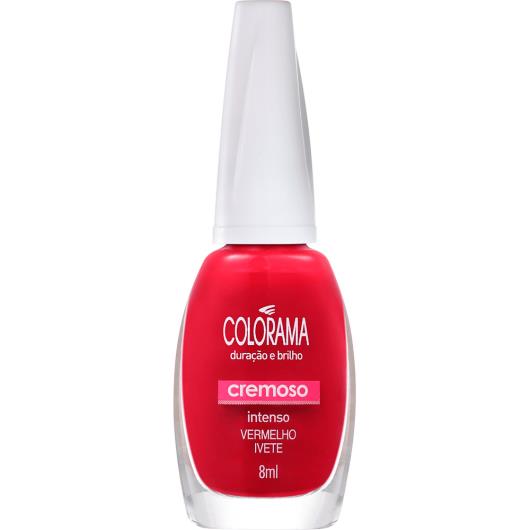 Esmalte verniz&cor vermelho ivete Colorama 8ml - Imagem em destaque