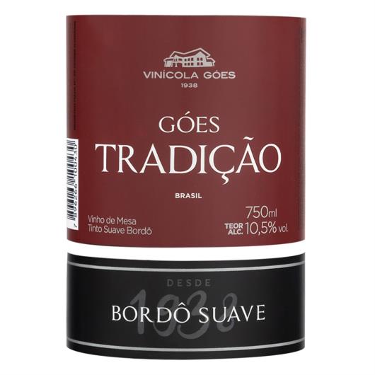 Vinho Tinto Suave Góes Tradição Bordô Garrafa 750ml - Imagem em destaque