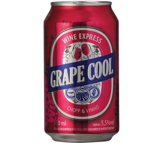Chopp Grape Cool de vinho tinto lata 350ml - Imagem em destaque