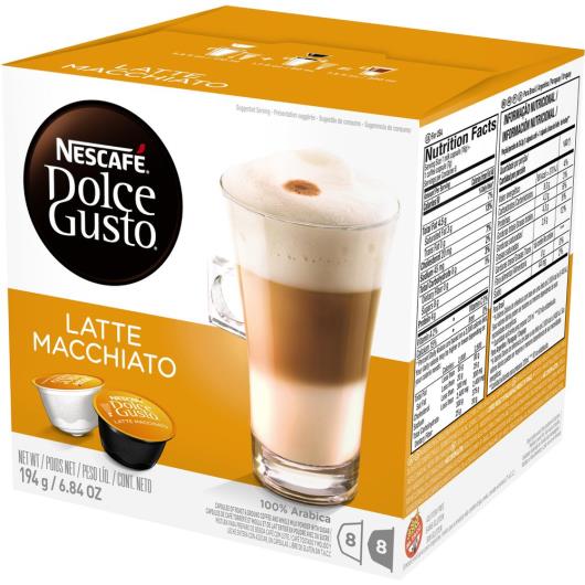 Cápsulas de Café  Nescafé Dolce Gusto Latte Macchiato 194g - Imagem em destaque
