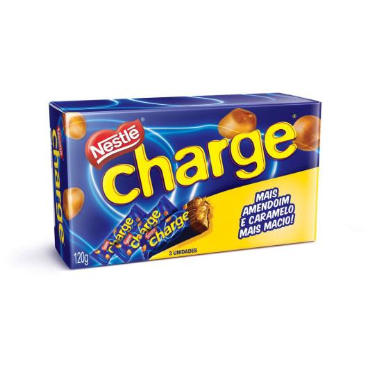 Chocolate Nestlé charge com 3 unidades 120g - Imagem em destaque