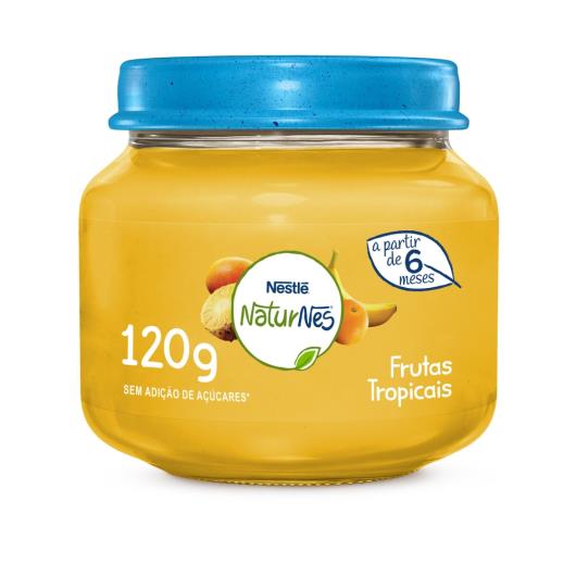 Papinha Nestlé Naturnes Frutas Tropicais 120g - Imagem em destaque