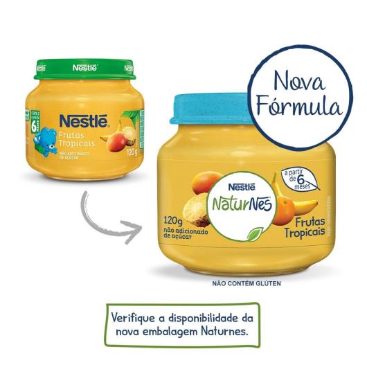 Papinha Nestlé Naturnes Frutas Tropicais 120g - Imagem em destaque