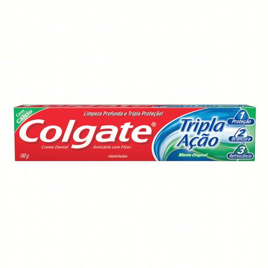 Creme Dental Menta Original Colgate Tripla Ação Caixa 180g - Imagem em destaque