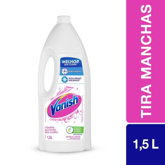 Vanish Tira Manchas Gel Multiuso Crystal White para roupas brancas 1,5L - Imagem em destaque