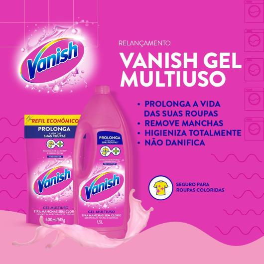 Tira Manchas em Gel Vanish Multiuso 3L para roupas coloridas - Imagem em destaque