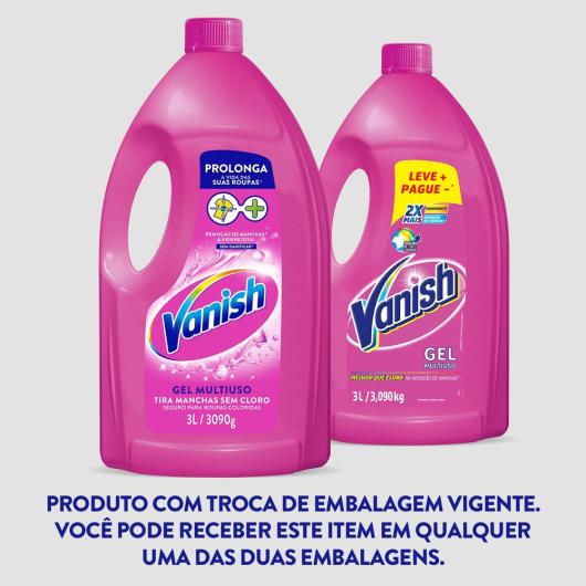 Tira Manchas em Gel Vanish Multiuso 3L para roupas coloridas - Imagem em destaque