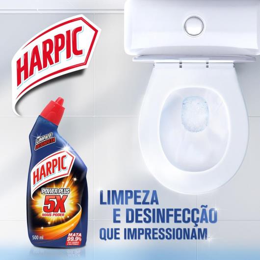 Desinfetante Líquido Harpic Power Plus 500ml - Imagem em destaque