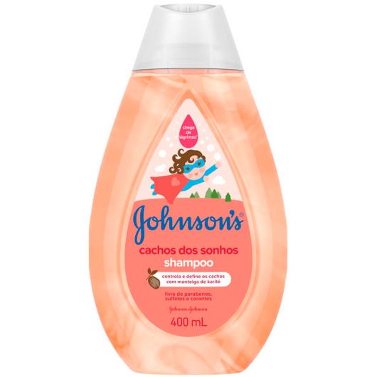 Shampoo Johnson's Baby para cabelos cacheados 400ml - Imagem em destaque