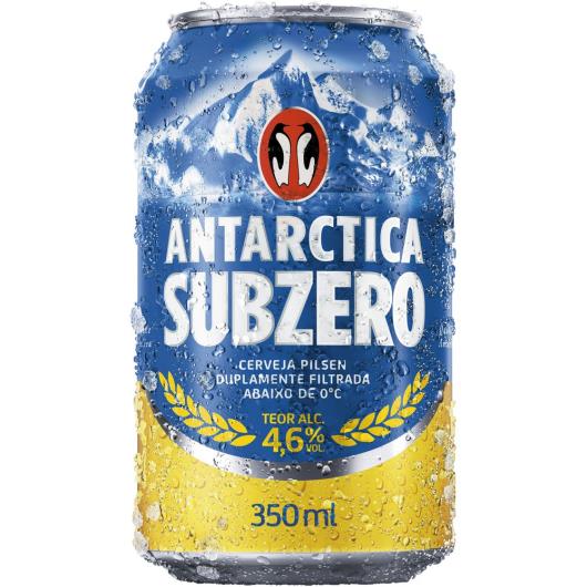 Cerveja Antarctica Sub Zero Pilsen 350ml Lata - Imagem em destaque