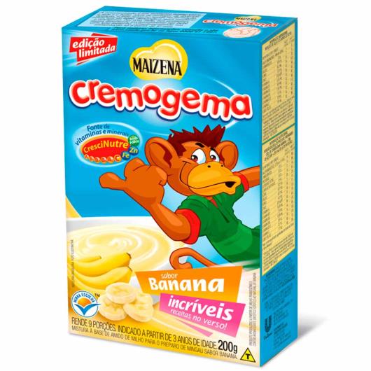 Cremogema Maizena sabor banana 200g - Imagem em destaque