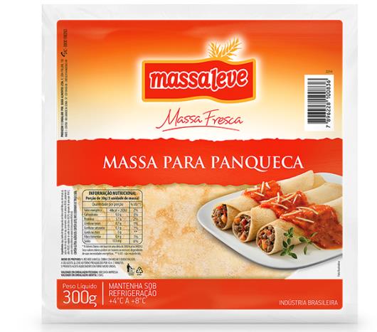 Massa para panqueca Massa Leve com 12 unidades 300g - Imagem em destaque