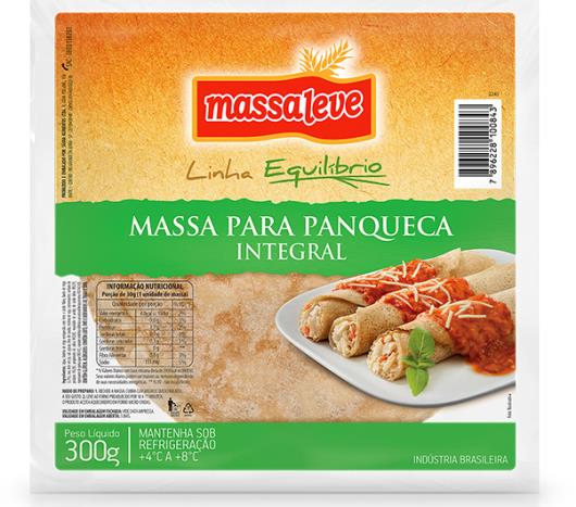 Massa Massa Leve para panqueca integral com 12 unidades 300g - Imagem em destaque