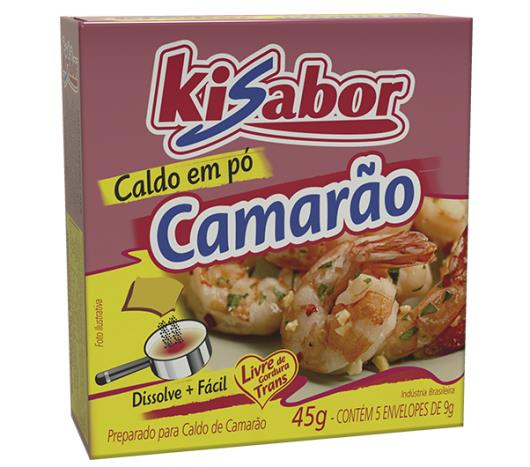 Caldo em pó Kisabor de camarão 45g - Imagem em destaque